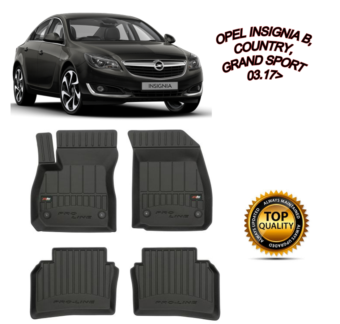 TIPSKI GUMENI PREMIUM 3D TEPISI ZA OPEL INSIGNIA B 